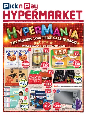 Pick n Pay catalogue in Pietermaritzburg | Current bargains and offers | 2025-02-04T00:00:00.000Z - 2025-02-09T00:00:00.000Z