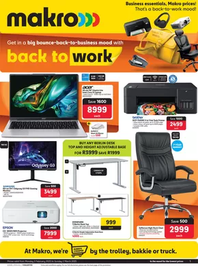 Makro catalogue | Makro : Back To Work | 2025-02-03T00:00:00.000Z - 2025-03-02T00:00:00.000Z