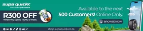 Supa Quick catalogue in East London | Shop now and save R300! | 2025-02-03T00:00:00.000Z - 2025-03-31T00:00:00.000Z