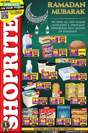 Shoprite catalogue in Pietermaritzburg | Exclusive deals for our customers KZN | 2025-02-11T00:00:00.000Z - 2025-03-09T00:00:00.000Z