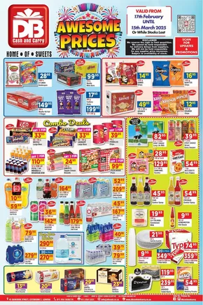 DB Cash and Carry catalogue in Krugersdorp | Instore Promotion DB Cash and Carry | 2025-02-17T00:00:00.000Z - 2025-03-15T00:00:00.000Z