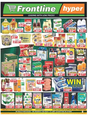 Frontline Hyper catalogue in Krugersdorp | WOW Deals Alert!  | 2025-02-18T00:00:00.000Z - 2025-03-17T00:00:00.000Z