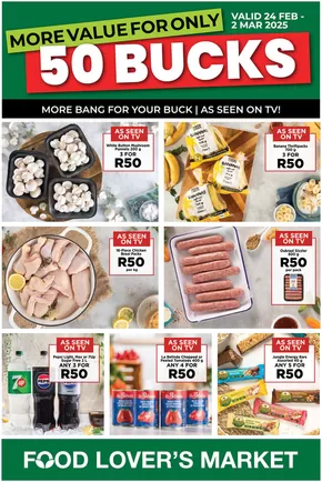 Food Lover's Market catalogue in Rustenburg | 50Buck Eastern Cape  | 2025-02-23T00:00:00.000Z - 2025-03-02T00:00:00.000Z