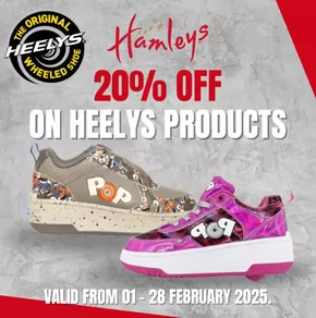 Hamleys catalogue | Roll into Fun with 20% OFF Heelys! | 2025-02-19T00:00:00.000Z - 2025-02-28T00:00:00.000Z