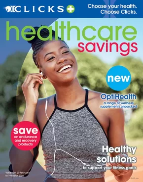 Clicks catalogue in Lichtenburg | Healthcare Savings | 2025-02-20T00:00:00.000Z - 2025-03-19T00:00:00.000Z