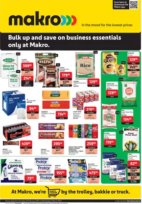 Makro catalogue in Nelspruit | Makro Gauteng : Food | 2025-02-21T00:00:00.000Z - 2025-03-05T00:00:00.000Z