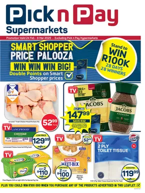 Pick n Pay catalogue in Aliwal North | Great discounts on selected products | 2025-02-24T00:00:00.000Z - 2025-03-09T00:00:00.000Z