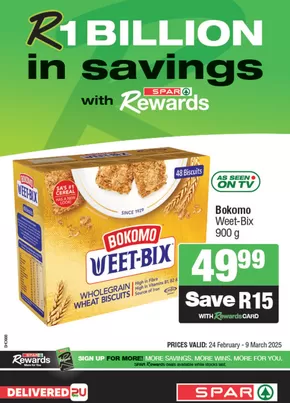 Spar catalogue in Aliwal North | Specials Spar | 2025-02-24T00:00:00.000Z - 2025-03-09T00:00:00.000Z