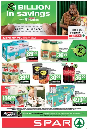 Spar catalogue in Aliwal North | Our best offers for you | 2025-02-24T00:00:00.000Z - 2025-03-09T00:00:00.000Z