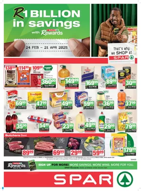 Spar catalogue in Aliwal North | Wide range of offers | 2025-02-24T00:00:00.000Z - 2025-03-09T00:00:00.000Z