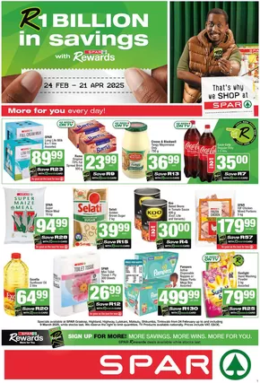 Spar catalogue in Aliwal North | Offers for bargain hunters | 2025-02-24T00:00:00.000Z - 2025-03-09T00:00:00.000Z