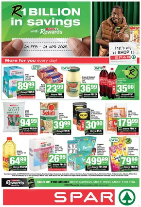 SuperSpar catalogue in George | Great offer for all customers | 2025-02-24T00:00:00.000Z - 2025-03-09T00:00:00.000Z