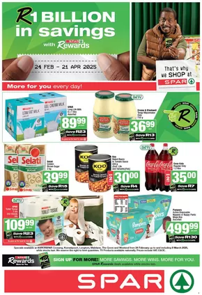 SuperSpar catalogue in George | Exclusive bargains | 2025-02-24T00:00:00.000Z - 2025-03-09T00:00:00.000Z