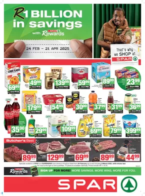 SuperSpar catalogue in George | Save now with our deals | 2025-02-24T00:00:00.000Z - 2025-03-09T00:00:00.000Z