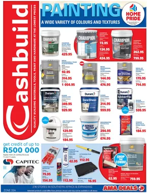 Cashbuild catalogue in Bethlehem | Discover attractive offers | 2025-02-24T00:00:00.000Z - 2025-03-23T00:00:00.000Z