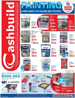 Cashbuild catalogue in Jeffreys Bay | Top offers for all bargain hunters | 2025-02-24T00:00:00.000Z - 2025-03-23T00:00:00.000Z