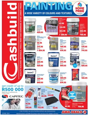 Cashbuild catalogue in Mossel Bay | Attractive special offers for everyone | 2025-02-24T00:00:00.000Z - 2025-03-23T00:00:00.000Z