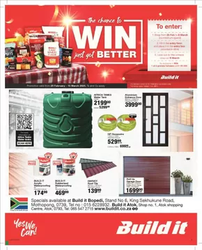 Build It catalogue in Ventersdorp | Top deals for all customers | 2025-02-24T00:00:00.000Z - 2025-03-15T00:00:00.000Z