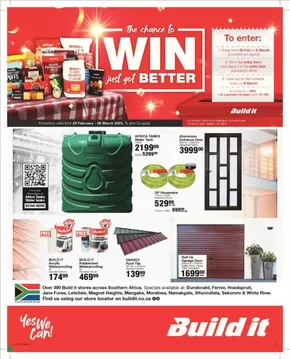 Build It catalogue in Grahamstown | Exclusive bargains | 2025-02-24T00:00:00.000Z - 2025-03-08T00:00:00.000Z