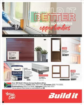 Build It catalogue in Grahamstown | Discounts and promotions | 2025-02-25T00:00:00.000Z - 2025-03-08T00:00:00.000Z