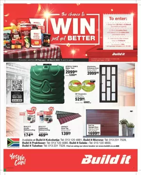 Build It catalogue in Ventersdorp | Save now with our deals | 2025-02-25T00:00:00.000Z - 2025-03-23T00:00:00.000Z