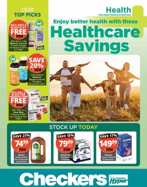 Checkers catalogue in Grahamstown | Top offers for all bargain hunters | 2025-02-24T00:00:00.000Z - 2025-03-09T00:00:00.000Z