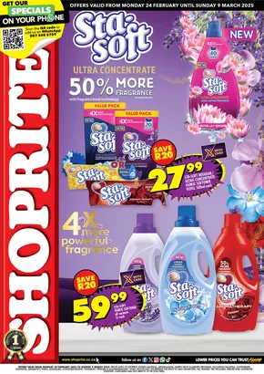 Shoprite catalogue in Aliwal North | Shoprite Sta-Soft Savings Gauteng | 2025-02-24T00:00:00.000Z - 2025-03-09T00:00:00.000Z