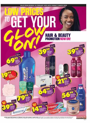 Shoprite catalogue in Upington | Hair and Beauty Northern Cape and Free State | 2025-02-24T00:00:00.000Z - 2025-03-09T00:00:00.000Z