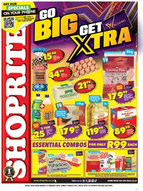 Shoprite catalogue in Vredendal | Shoprite Xtra Savings Western Cape | 2025-02-24T00:00:00.000Z - 2025-03-09T00:00:00.000Z