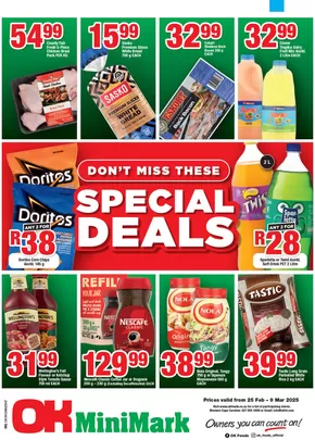 Exclusive deals for our customers WC