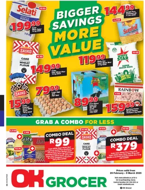 OK Grocer catalogue in Zeerust | Discounts and promotions CEN | 2025-02-25T00:00:00.000Z - 2025-03-09T00:00:00.000Z