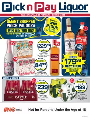 Pick n Pay Liquor catalogue in Aliwal North | Our best deals for you | 2025-02-25T00:00:00.000Z - 2025-03-09T00:00:00.000Z