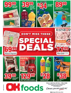 OK Foods catalogue in Giyani | Exclusive deals for our customers KZN | 2025-02-25T00:00:00.000Z - 2025-03-09T00:00:00.000Z