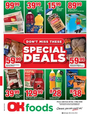 OK Foods catalogue in Giyani | Great offer for bargain hunters NOR | 2025-02-25T00:00:00.000Z - 2025-03-09T00:00:00.000Z