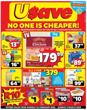 Usave catalogue in George | UsaveMonth End Specials EC | 2025-02-25T00:00:00.000Z - 2025-03-09T00:00:00.000Z