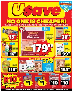 Usave catalogue in George | Usave Month-End Leaflet KZN | 2025-02-25T00:00:00.000Z - 2025-03-09T00:00:00.000Z