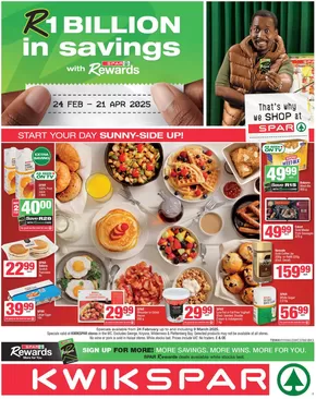 KwikSpar catalogue in Cape Town | Specials KwikSpar | 2025-02-26T00:00:00.000Z - 2025-03-09T00:00:00.000Z