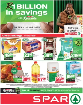 KwikSpar catalogue in Simon's Town | Exclusive bargains | 2025-02-26T00:00:00.000Z - 2025-03-09T00:00:00.000Z