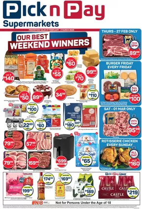 Pick n Pay catalogue in Upington | Current bargains and offers | 2025-02-27T00:00:00.000Z - 2025-03-02T00:00:00.000Z