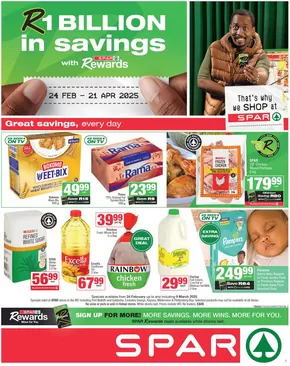 Spar catalogue in Aliwal North | Exclusive bargains | 2025-02-26T00:00:00.000Z - 2025-03-09T00:00:00.000Z