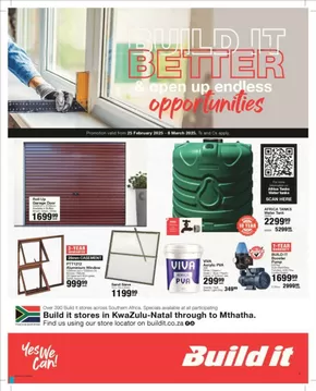 Build It catalogue in Nongoma | Exclusive deals and bargains | 2025-02-26T00:00:00.000Z - 2025-03-08T00:00:00.000Z