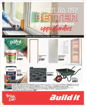 Build It catalogue in Grahamstown | Our best offers for you | 2025-02-26T00:00:00.000Z - 2025-03-08T00:00:00.000Z