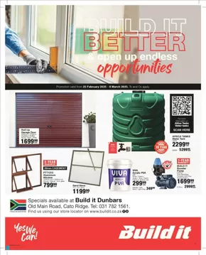 Build It catalogue in Grahamstown | Special offers for you | 2025-02-25T00:00:00.000Z - 2025-03-08T00:00:00.000Z