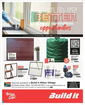 Build It catalogue in Pietermaritzburg | Our best deals for you | 2025-02-25T00:00:00.000Z - 2025-03-08T00:00:00.000Z