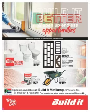 Build It catalogue in Grahamstown | Our best bargains | 2025-02-25T00:00:00.000Z - 2025-03-08T00:00:00.000Z