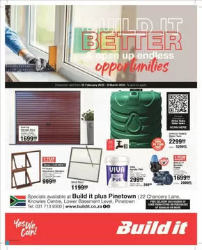 Build It catalogue in Durban | Top offers for all bargain hunters | 2025-02-25T00:00:00.000Z - 2025-03-08T00:00:00.000Z