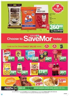 Spar catalogue in Nongoma | Our best deals for you | 2025-02-28T00:00:00.000Z - 2025-03-09T00:00:00.000Z