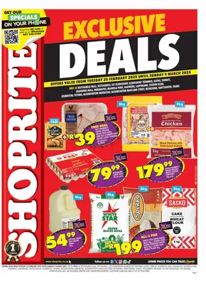 Shoprite catalogue in Upington | Offers for bargain hunters | 2025-02-28T00:00:00.000Z - 2025-03-09T00:00:00.000Z