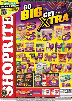 Shoprite catalogue in George | Our best bargains | 2025-02-28T00:00:00.000Z - 2025-03-02T00:00:00.000Z