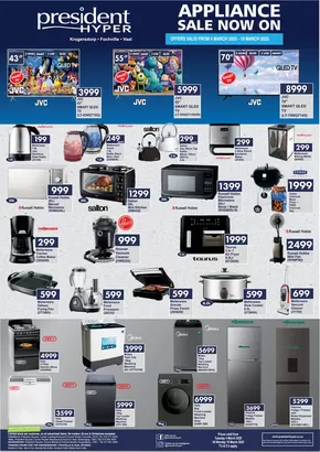 President Hyper catalogue | Summer Sale Appliances | 2025-03-04T00:00:00.000Z - 2025-03-10T00:00:00.000Z